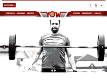 Tablet Screenshot of crossfityow.com